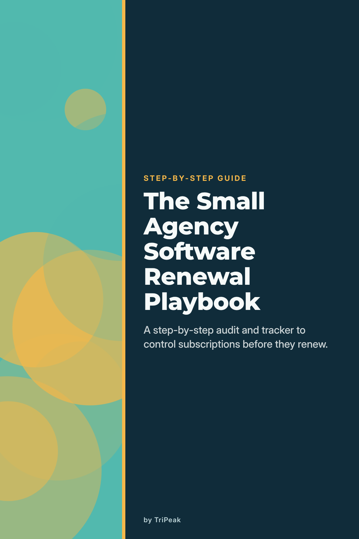 The Small Agency Software Renewal Playbook cover
